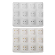 12 пар ушной пирсинг пистолет серьги одноразовый набор гипоаллергенные серьги-гвоздики ювелирные изделия