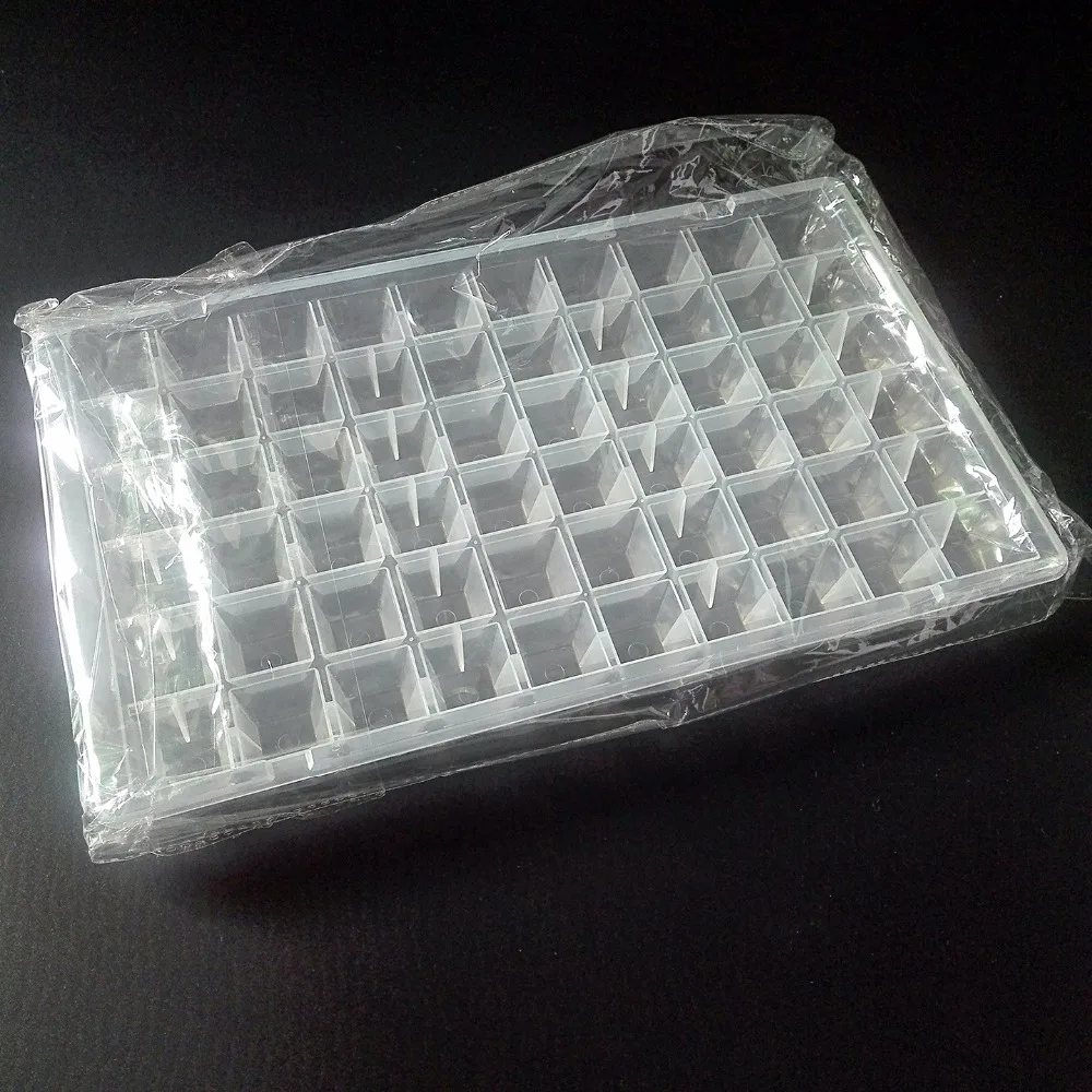 

60-holes diamond shape ice lattice for Refrigeration ,High quality Plastic Freezing tools ,Durable ,Transparent ,Free shipping