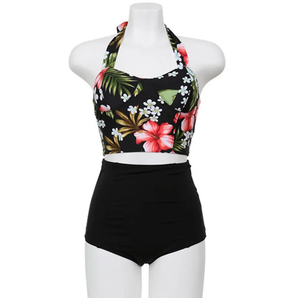 2019 women's swimwear printed split bikini beach set comfortable swimsuit push up pretty sexy bikinis e fatos de banho 40J19 (7)