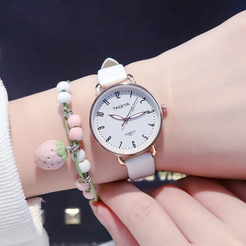 

Simple Number Dial Women Fashion Watches Zegarek Damski 2019 Casual Ladies Quartz Leather Watch Female Wristwatches Woman Clock