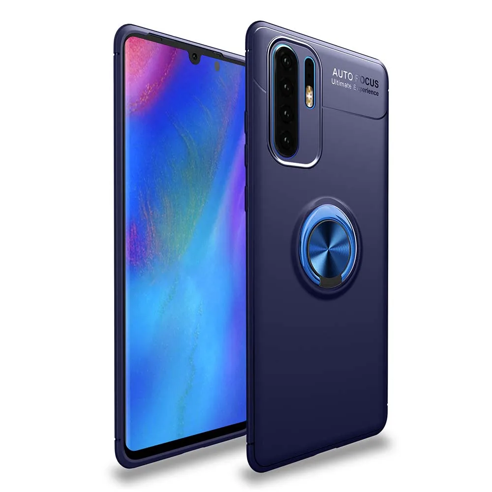 

Rotating Finger Ring Magnetic Car Holder Case For Huawei P30 Pro Lite Case Silicone Case For Huawei P 30 P30 Pro P30Pro Cover
