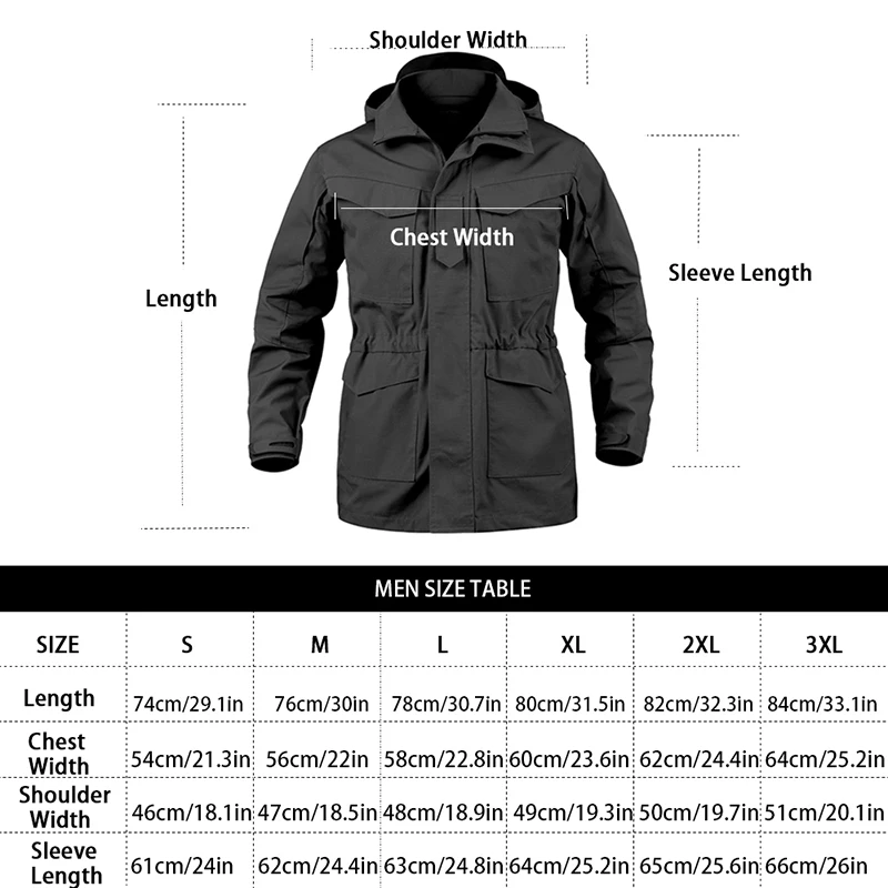 M65 Тактический Тренч, Мужское пальто, армейский военный водонепроницаемый Тренч, пальто с капюшоном, Casaco Masculino, ветровка, верхняя одежда, весенняя одежда
