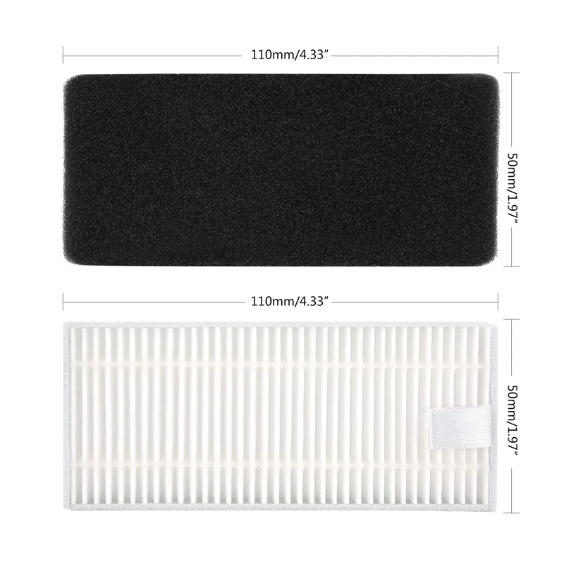 

Accessory Kit Compatible For Ecovacs Deebot N79S Deebot N79 Robotic Vacuum, 15 Pack (1 Main Brush + 6 Filters + 8 Side Brushes