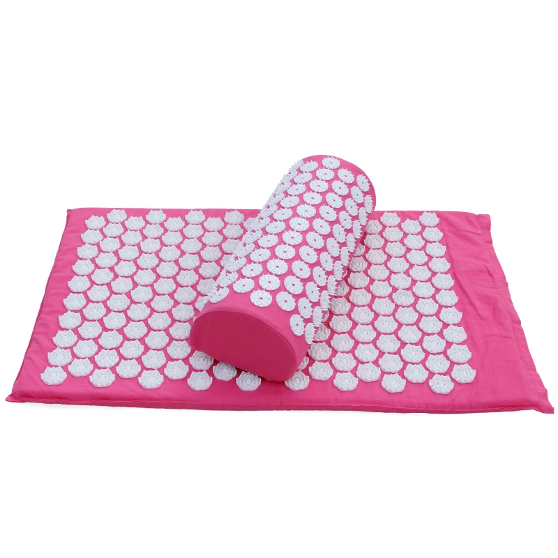 

Acupressure Yoga Mat Massager Pillow Fitness Apuncture Relief Pain Massage Acupressure Pillow Set Eco-friendly Mats Exercise Mat