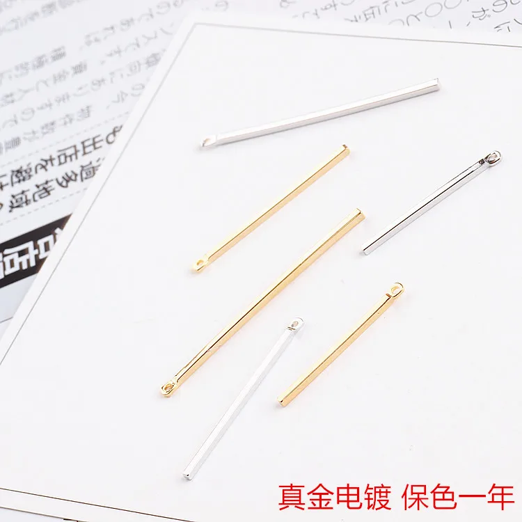 

DIY handmade jewelry accessories sticks ear clip earrings earrings pendant earrings materials gold plating color for a year