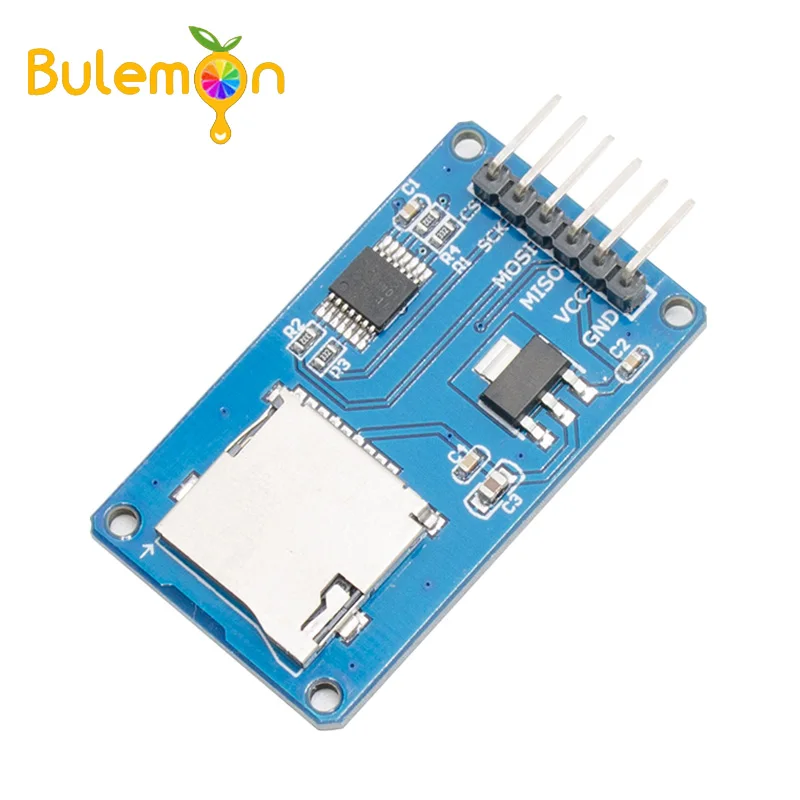 

Micro SD Module SPI Interface Mini TF Card Reader For Arduino