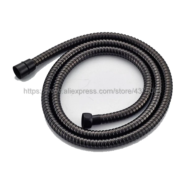 Black Oil Rubbed Brass Telephone Hand Held Shower Head & 1.5 m Hose Water Saving Handheld Sprayer Shower Set Nsx008