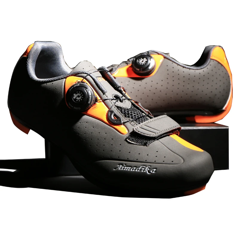 Racework R5 UOMO BOA zapatos de ciclismo de carretera zapatos de bicicleta de auto-bloqueo ciclismo zapatos ultraligero atlético de zapatillas de deporte