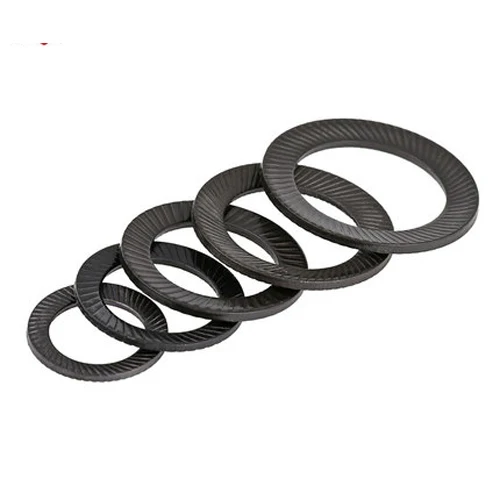 20pcs M4 M5 M6 M8 M10 M12 M14 Steel Locking Washers Double Face Teeth Lock Washer Self Locking