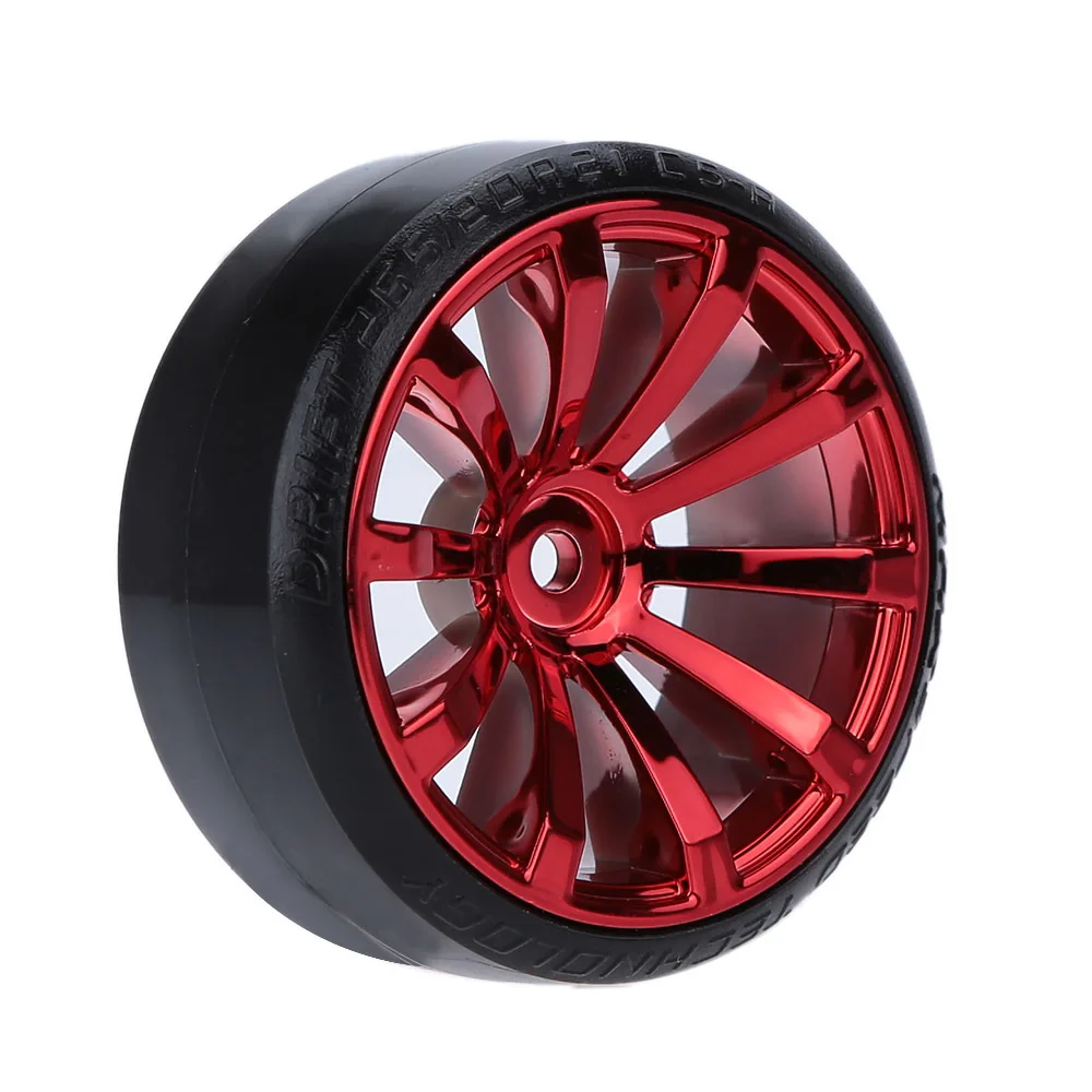 4Pcs  Set 110 RC Drift Car Tires Hard Tyre Wheel for Traxxas HSP Tamiya HPI Kyosho On-Road Drifting Cas RC Vehicle Part (3)