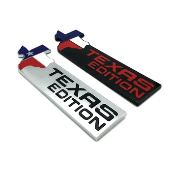 

3D Metal Car Sticker TEXAS EDITION Emblem Badge Car Styling Fender Side Tail Body Decal for JEEP Wrangler Liberty Grand Cherokee