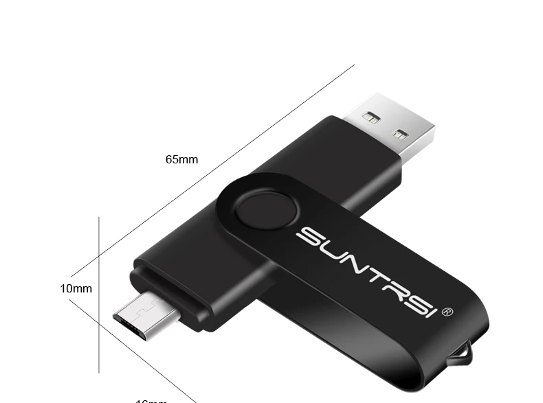 Suntrsi OTG флеш-накопитель 4g 8g 16g Флешка для смартфонов и планшетов реальная емкость 64 ГБ флеш-накопитель USB2.0 32 Гб карта памяти