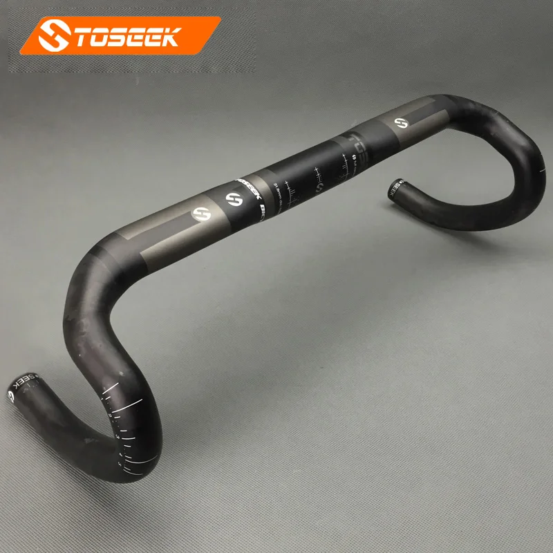 TOSEEK full carbon fiber bicycle handlebar externa...