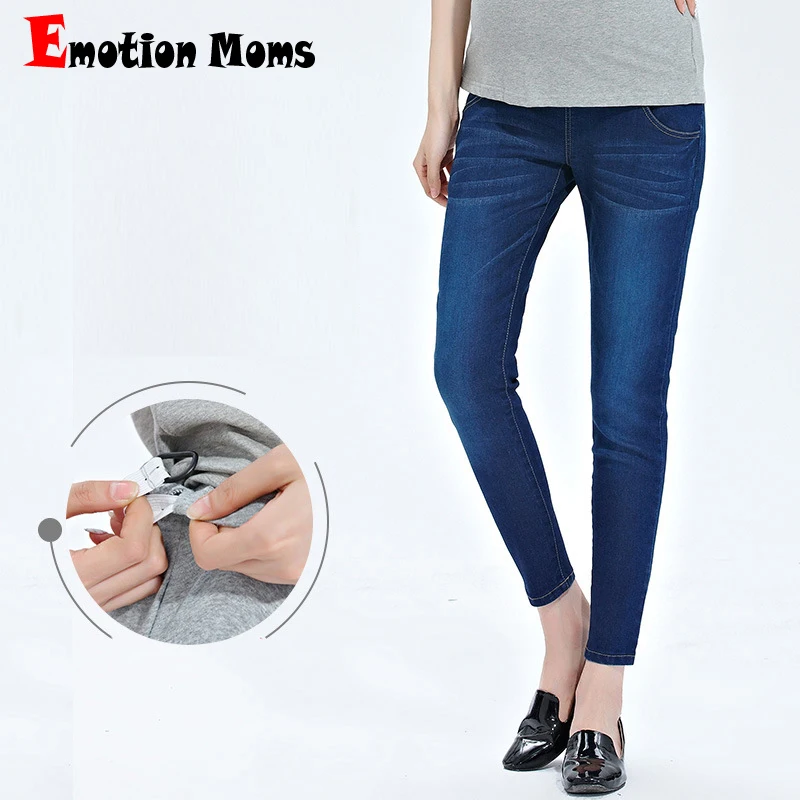 

Emotion Moms Maternity Jeans For Pregnant Women Pregnancy Jeans Pants Maternity Clothes For Pregnant Women Nursing Trousers