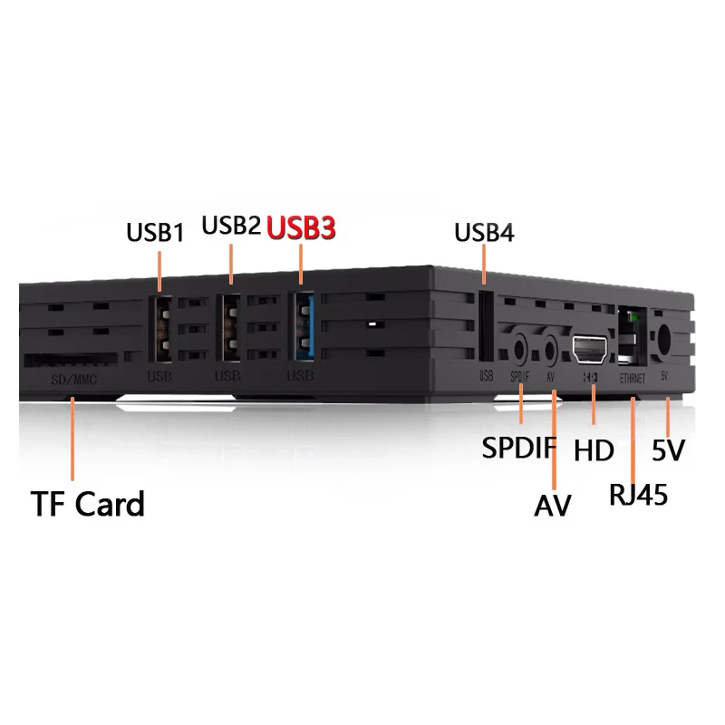 Smart Android TV Box 4 GB 32 GB Smart TV Rockchip RK3328 USB3.0 H.265 4 K de Google jugar Netflix reproductor de medios