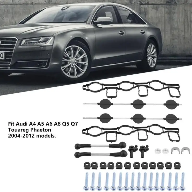 

1Set Inlet Intake Manifold Swirl Flaps Set for AUDI VW 2.7 3.0 TDI A4 A6 A8 059129711 059129712 Intake Manifold Swirl Flaps