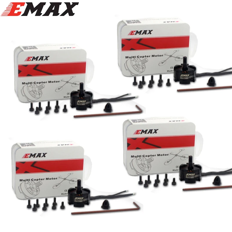 

4set/lot Original Emax MT2206 1500KV 1900KV Brushless Motor CW CCW for QAV250 Mini Multirotor Quadcopter Wholesale