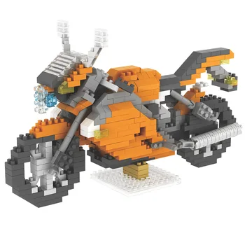 

Miniature Assembling Plastic Puzzle Motorcycle Series Building Blocks Toy