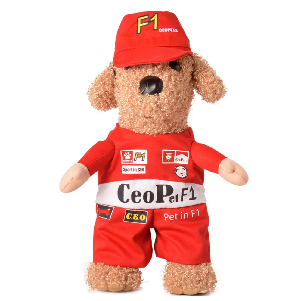 Забавный гоночный костюм F1 для домашних животных одежда кошек собак Хэллоуин