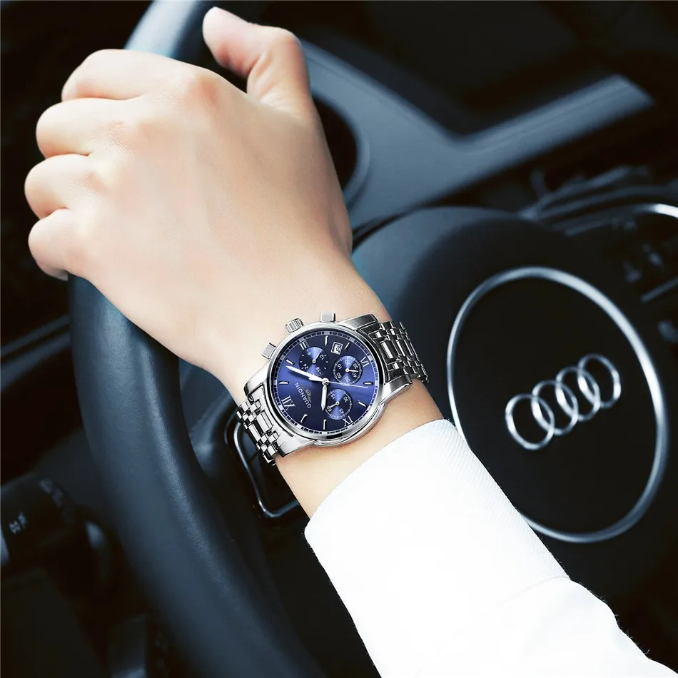  2017 GUANQIN Watch Men Big Dail Sapphire Anti-Scratch Quartz Watch Luminous Date Men Watches Fashion Wristwatch Mens (12)