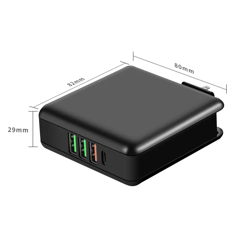 Быстрое зарядное устройство 61 Вт USB Type C Quick Charge 3 0 Для Macbook Pro Xiaomi Huawei iPhone Mate Phone computer