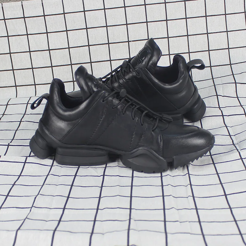 

Men's Boots 2018 New Type Leather Permeable Wear-resistant Martin Boots Men's Korean Leisure Shoes Head Layer Cowhide