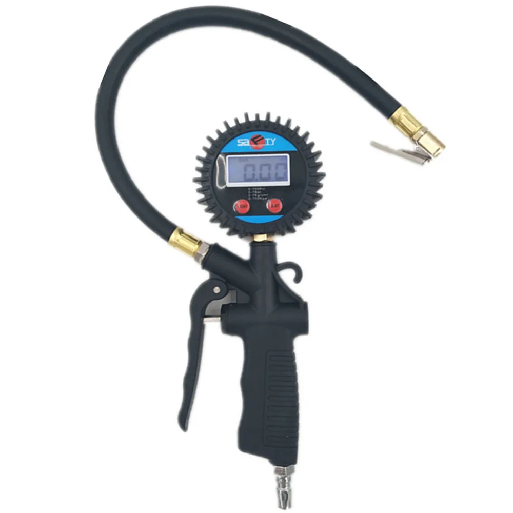 

Digital Car EU Tire Air Pressure Inflator Gauge LCD Display LED Backlight Vehicle Tester Inflation Monitoring Manometro