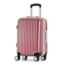 YISHIDUN 20,24 Spinner wheel, Women waterproof, shock Travel Suitcase, Men Trolley Case,Aluminum Alloy Frame Rolling Luggage Bag