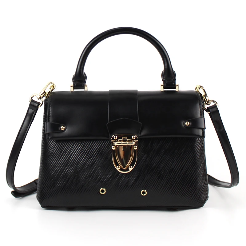 

2019 Summer New Ladies Black Hand Bag European and American Style Handbag Casual Shoulder Messenger Bag