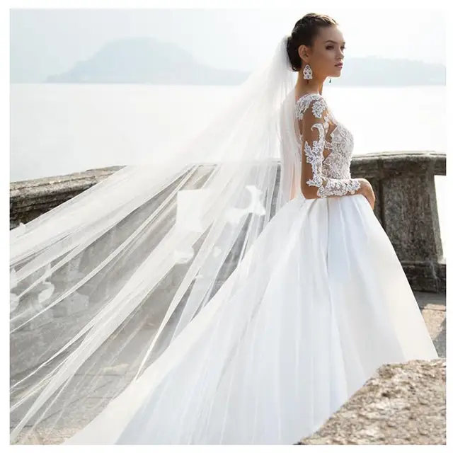 Us 111 4 42 Off Lorie Beach Wedding Dress Long Sleeves A Line Vintage Princess Informal Gown Elegant Boho Bride 2019 In Us 111 4 42 Off Lorie Beach Wedding Dress Long Sleeves A Line Vintage Princess Informal Gown Elegant Boho Bride 2019 In