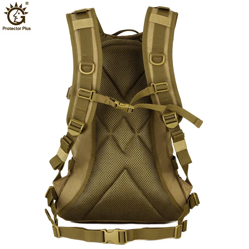  Outdoor Military Tactical Backpack Trekking Sport 25L Waterproof Nylon Camping Hiking Trekking Camo