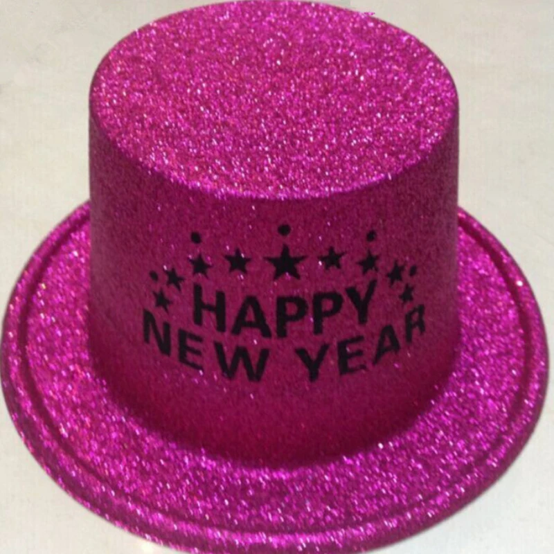 Funny Carnival Party PVC Caps Hats Dusting Powder Clown Hat 2016 Happy