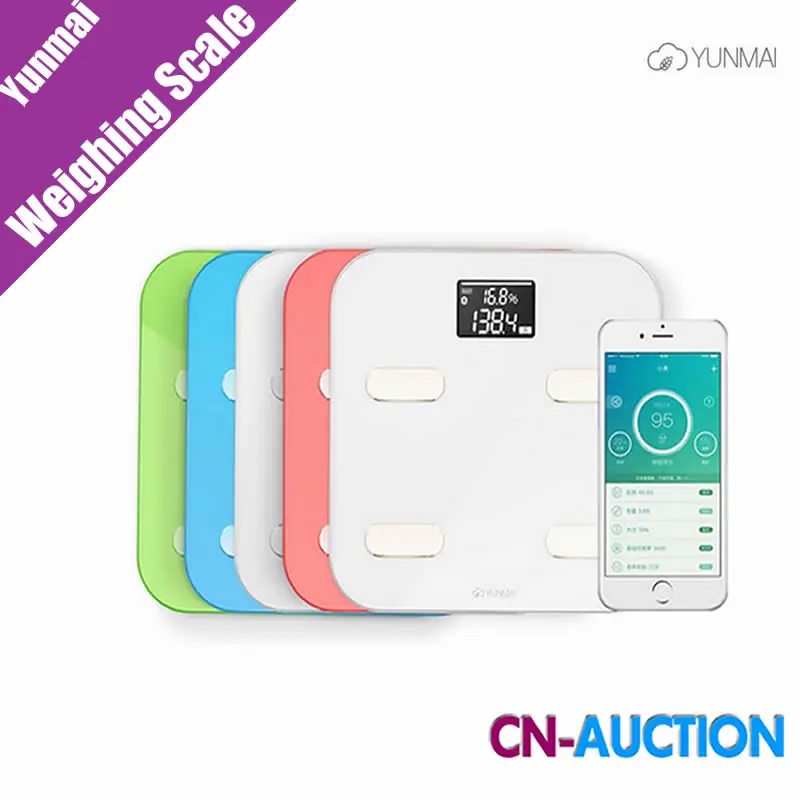 Оригинал Yunmai Цвет Смарт-Весы Цифровые Весы Жира Масштаба Шкалы Здоровья Поддержка Android4.3/IOS8.0 Bluetooth 4.0