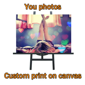 Poster e stampe su tela personalizzati foto foto di famiglia Anime film sesso paesaggio personalizzato per la tua decorazione della parete di casa senza cornice