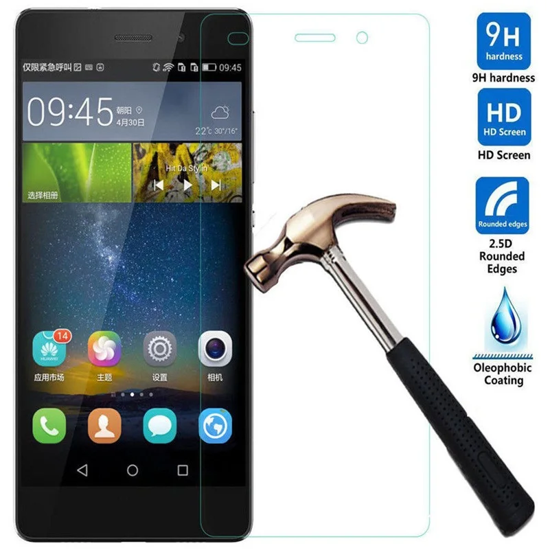 

For Huawei Ascend P8 P9 p10/ Lite Plus 9H 2.5D Toughened Glass Membrane Premium Tempered Glass Screen Protector Film