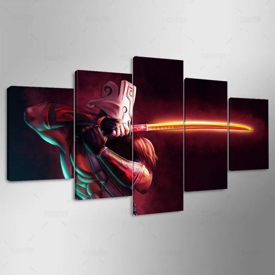 YSDAFEN-5-Piece-Home-Decor-Poster-Dota-2-Game-Painting-Canvas-Wall-Art-Picture-Home-Decoration (3)