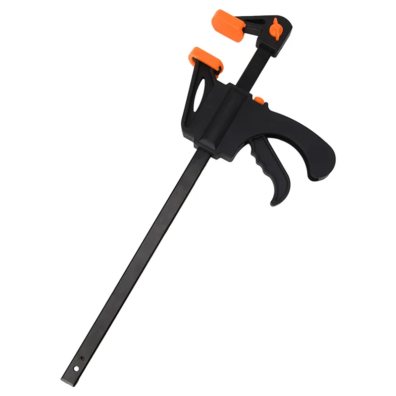 

12 Inch Wood-Working Bar Clamp Quick Ratchet Release Speed Squeeze DIY Hand Tool L15