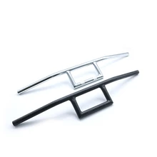 22 мм Универсальный мотоцикл ручка бар скутер Ретро черный бар мотоцикл винтажный руль модный мотор мото Винтажный серебряный бар