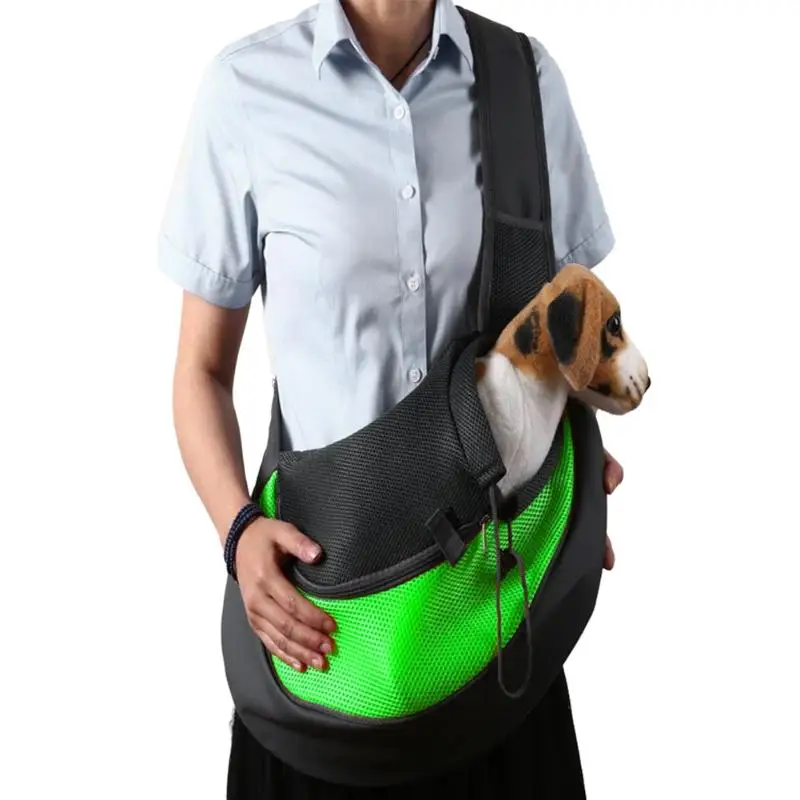 Pet Carrier Carrying Cat Dog Puppy Small Animal Sling Front Carrier Mesh Comfort Travel Tote Shoulder Bag Pet Backpack