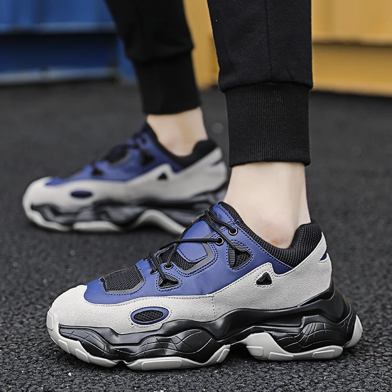 

Tenis Masculino Vulcanized Shoes for Men Air Mesh Breathable Male Sneakers Footwears Fashion Thick Bottom Casual Shoes Sneakers