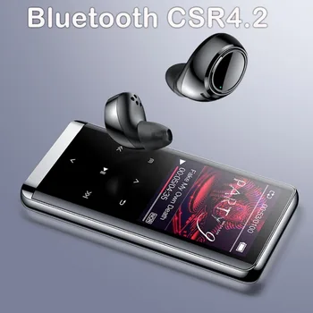 

Hot OTG MP3 Player Voice Recorder Bluetooth 4.2 Touch Screen 1.8 inch Mini HIFI 5D MP3 Music Player 8GB Ultra thin MP3 Player