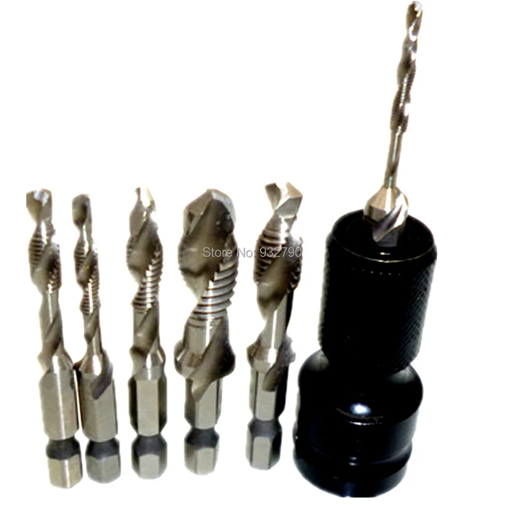 Hss Metric Screw Plug Drill Bit M3-M10 Drill Tap Countersink