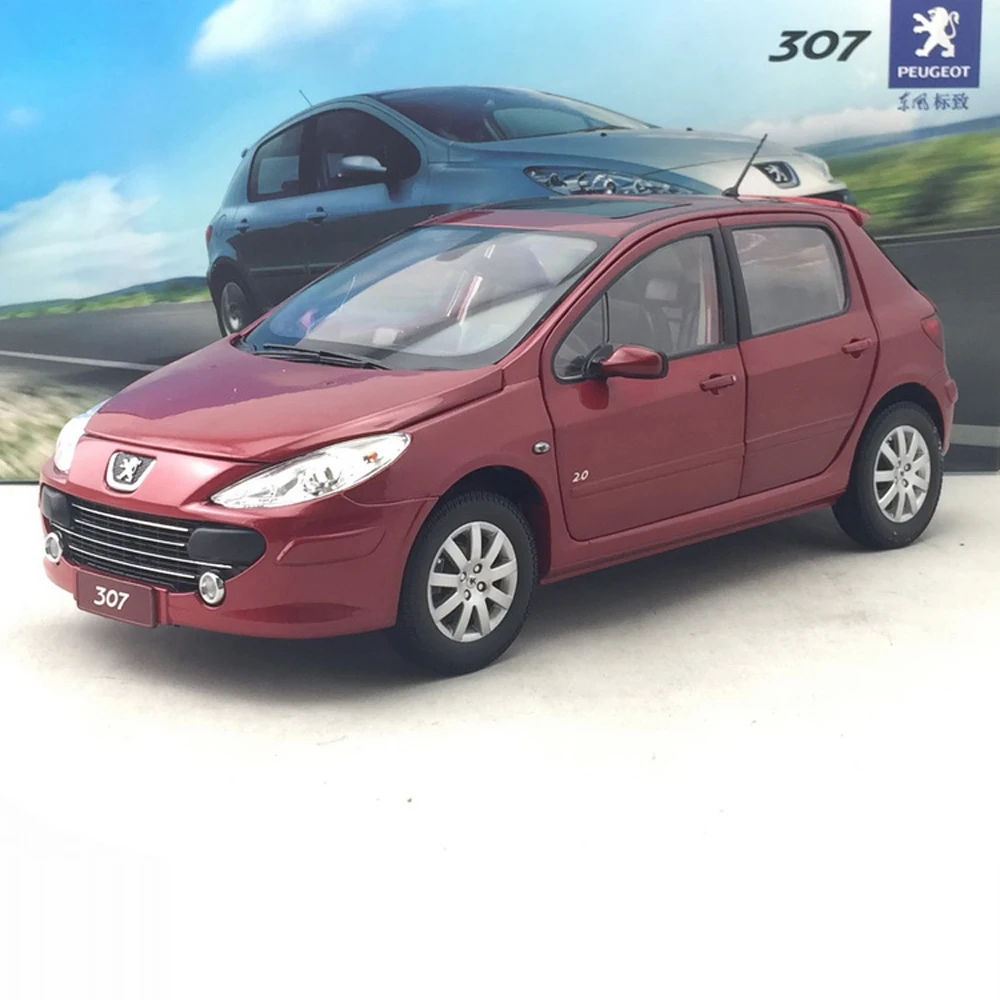 

diecast wheel 1:18 Alloy 307 PEUGEOT Car Model Of Children's Toy Cars Original Authorized Authentic Kids Toys