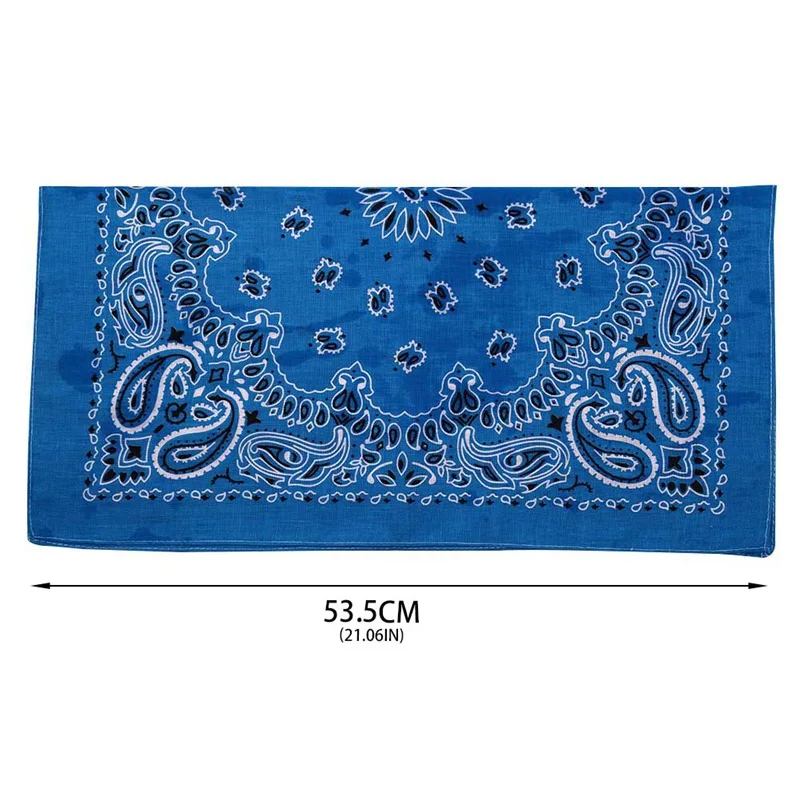 Outdoor Cool Activities Riding Collar Cute Women Print Bandana Scarf Square Head Scarf Female Motorcycle Headwear