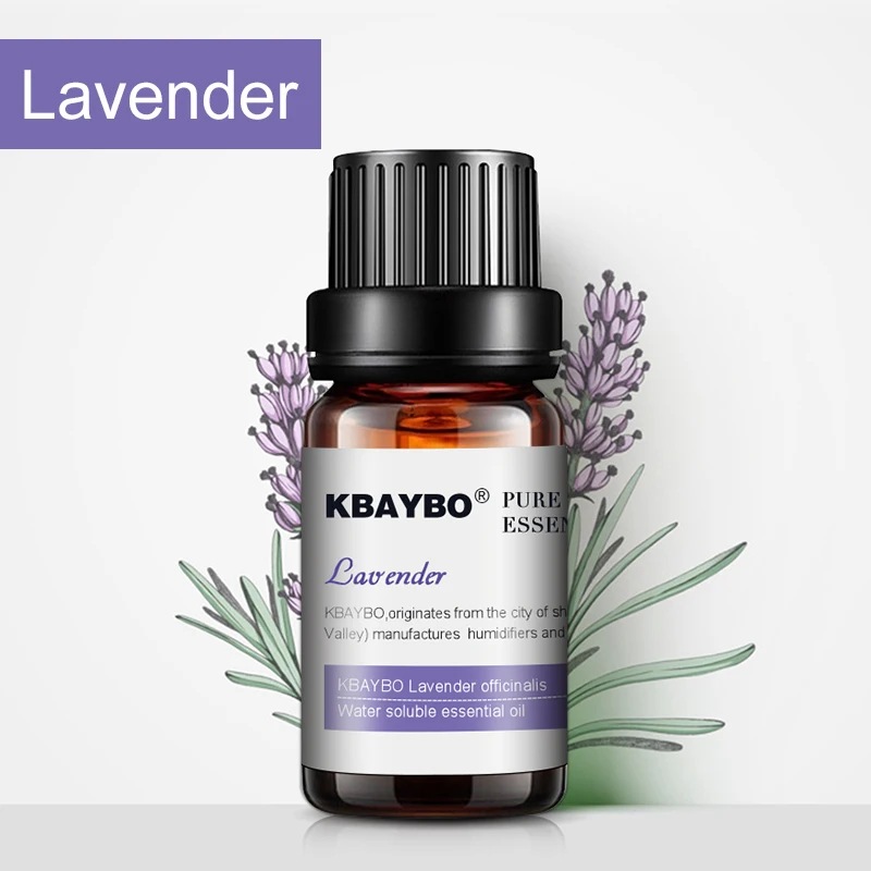 Эфирное масло для диффузора, увлажнитель для ароматерапии, 6 видов ароматов лаванды, чайного дерева, розмарина, лемонграсса, апельсина - Цвет: Lavender