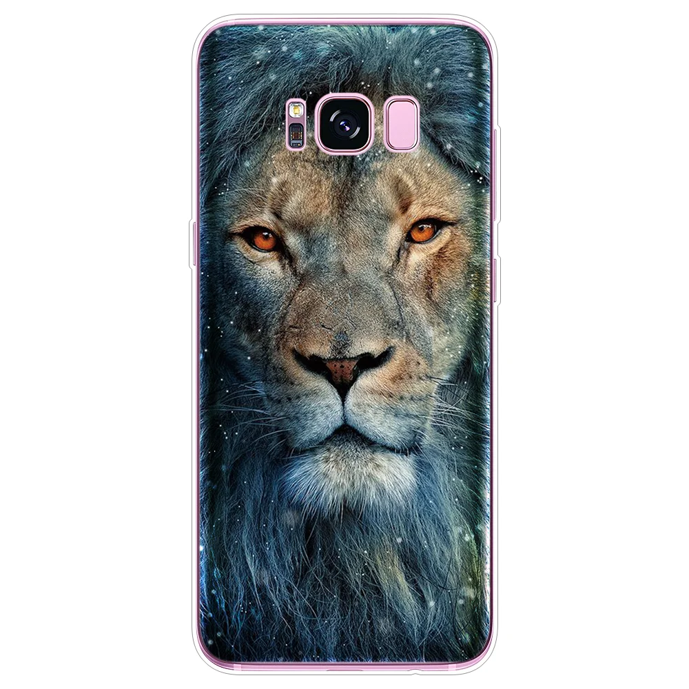 Cat Чехол с волком для samsung Galaxy A70 A50 A20e A10 A30 A40 S10e S3 S4 S5 мини S6 S7 край S8 S9 S10 плюс i9060 G360