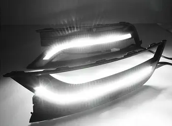 

Car Flashing led drl daytime running light For 11-15 Year VW Passat Day Lights fog lamp hole cover function Signal light 2pcs