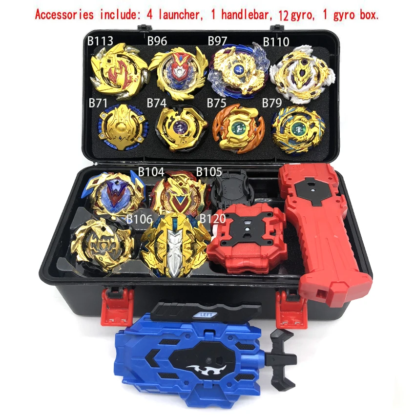 Beyblade Burst B-127 B-128 игрушки Арена распродажа бей лезвие с пусковым устройством и коробки, волчок, бейблэйд за упаковку Слива Fafnir Феникс Blayblade