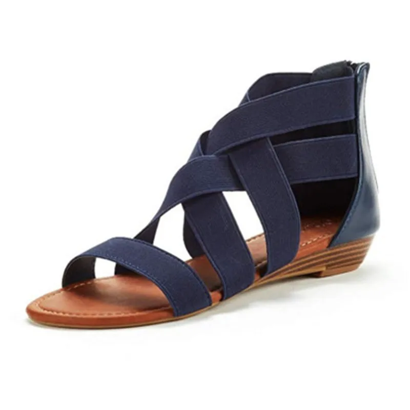 HEFLASHOR Women's Sandals 2019 Hot Fashion Women Summer Beach Roman Sandal Ladies Open Toe Flat Sandal Casual Female Shoes