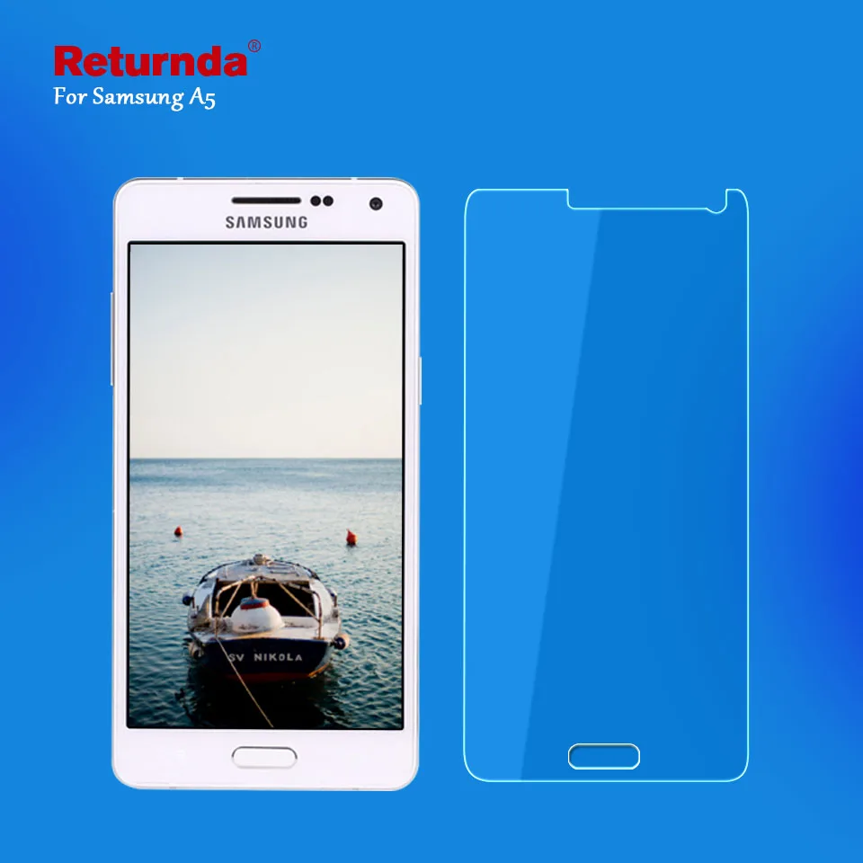 Взрывозащищенное Закаленное Стекло 9H 0 28 мм 2.5D для Samsung Galaxy A5 2016 A5108 A7 A8 A9 i8552